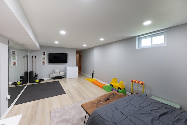 229 Society Hill Blvd Unit 229, Cherry Hill, NJ 08003 - bedroom featuring recessed lighting and light wood-style floors