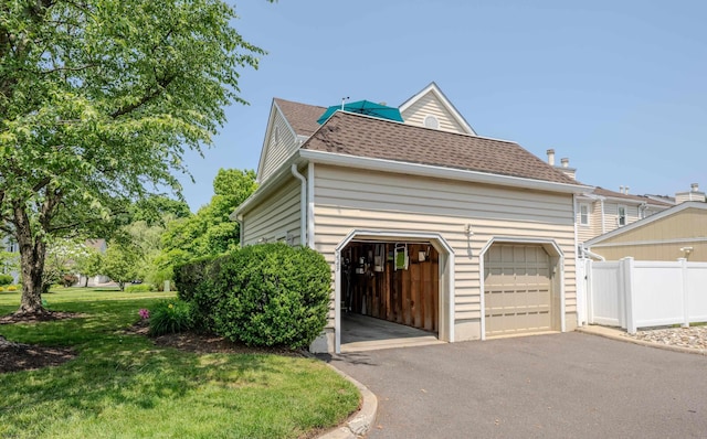 229 Society Hill Blvd Unit 229, Cherry Hill, NJ 08003 - view of side of home featuring asphalt driveway and roof with shingles