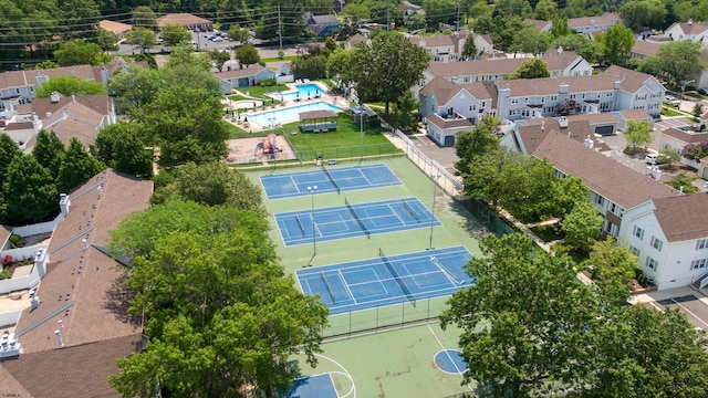 229 Society Hill Blvd Unit 229, Cherry Hill, NJ 08003 - aerial view of residential area with a pool