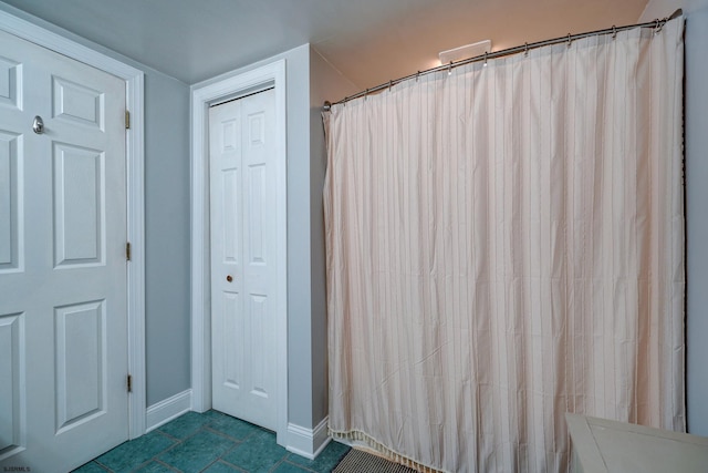 1081 Rte 50, Petersburg, NJ 08270 - bathroom with tile patterned flooring and a shower with shower curtain
