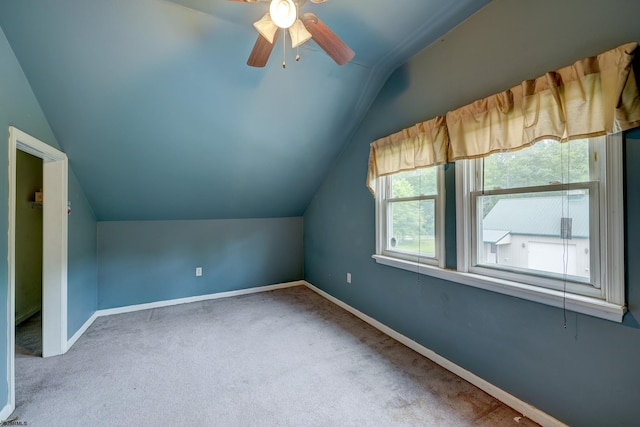 1081 Rte 50, Petersburg, NJ 08270 - bonus room featuring lofted ceiling, carpet floors, and ceiling fan
