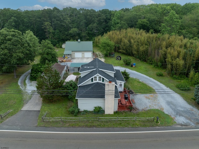 1081 Rte 50, Petersburg, NJ 08270 - aerial view of property and surrounding area featuring a forest