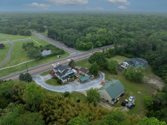 1081 Rte 50, Petersburg, NJ 08270 - aerial view of property and surrounding area with a heavily wooded area