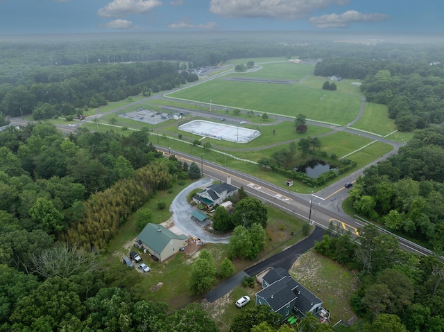 1081 Rte 50, Petersburg, NJ 08270 - aerial view of property's location with rural landscape and a heavily wooded area