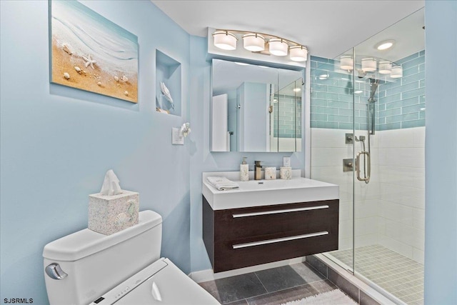 111 S 16th Ave Unit 415, Longport, NJ 08403 - full bathroom featuring vanity and a shower stall