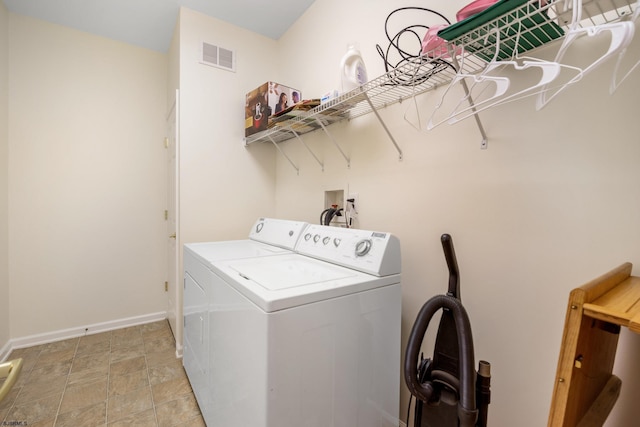 11 Brampton St, Galloway Township, NJ 08205 - washroom featuring independent washer and dryer and stone finish floors