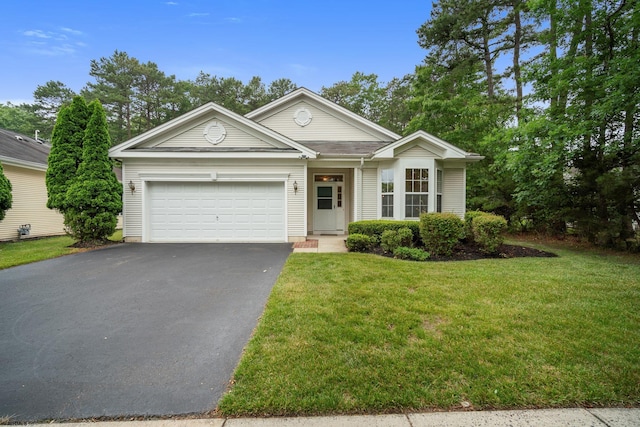 11 Brampton St, Galloway Township, NJ 08205 - single story home featuring driveway, an attached garage, and a front lawn