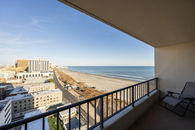 3851 Boardwalk Unit 1805, Atlantic City, NJ 08401 - balcony with view of water and beach