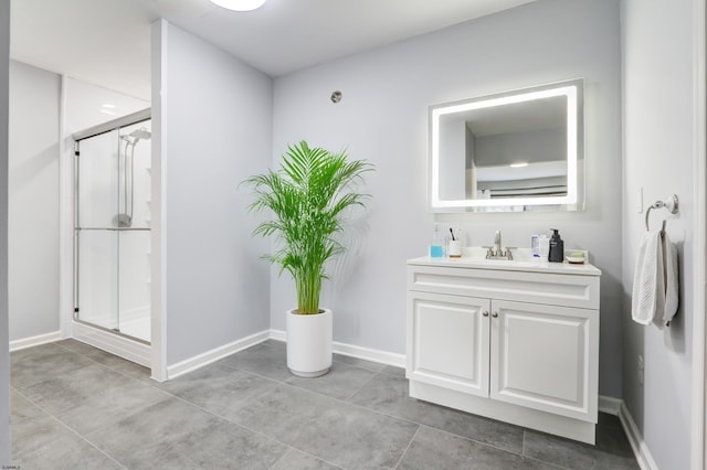 106 Hillside Ave, Absecon, NJ 08201 - bathroom with vanity and a shower stall
