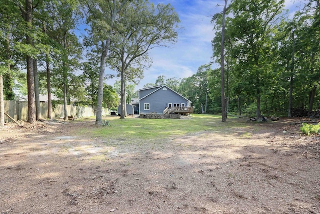106 Hillside Ave, Absecon, NJ 08201 - view of yard featuring a deck