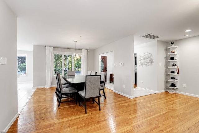 106 Hillside Ave, Absecon, NJ 08201 - dining space with light wood-style flooring and recessed lighting
