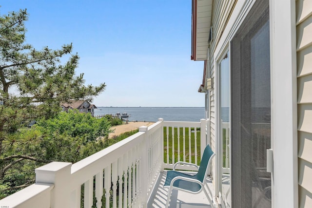 122 S Pointe Unit 122, Somers Point, NJ 08244 - balcony with a water view