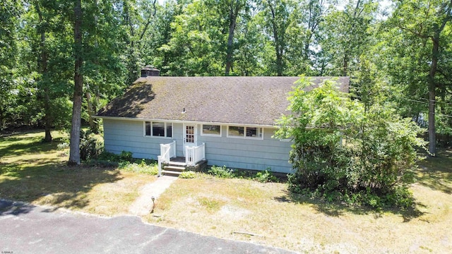 116 Post Rd, Mays Landing, NJ 08330 - view of front facade featuring a chimney