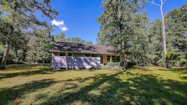 116 Post Rd, Mays Landing, NJ 08330 - rear view of house featuring a lawn