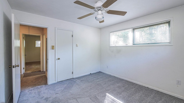 116 Post Rd, Mays Landing, NJ 08330 - unfurnished bedroom with carpet flooring and a ceiling fan