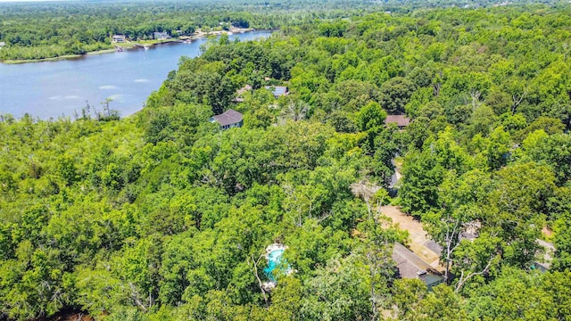116 Post Rd, Mays Landing, NJ 08330 - drone / aerial view of a heavily wooded area and a nearby body of water