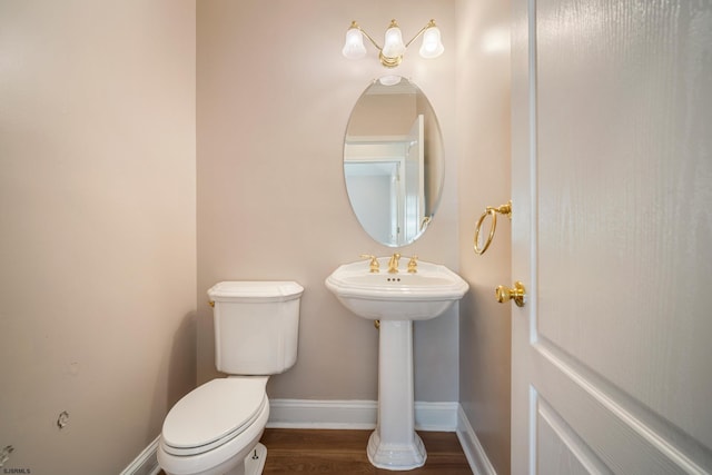 2 Clay Ct, Cape May, NJ 08204 - bathroom with baseboards and wood finished floors