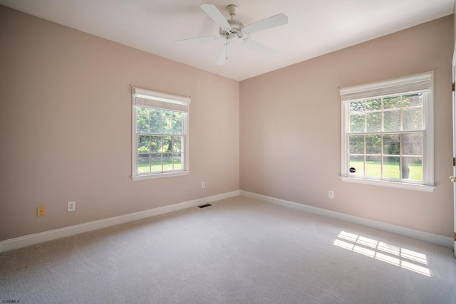 2 Clay Ct, Cape May, NJ 08204 - unfurnished room with light carpet and a ceiling fan