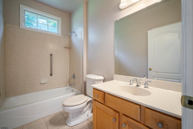 2 Clay Ct, Cape May, NJ 08204 - bathroom with vanity, tile patterned floors, and bathing tub / shower combination