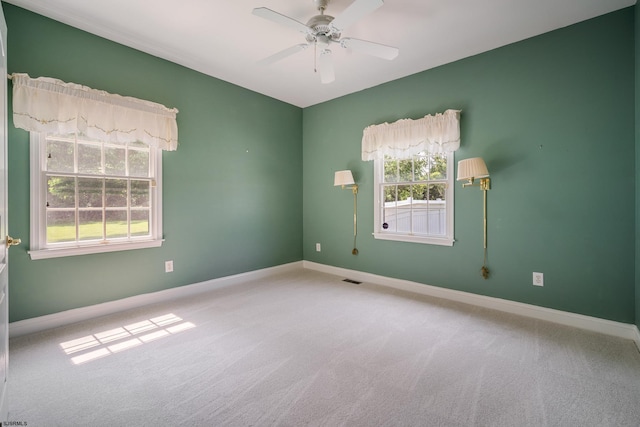 2 Clay Ct, Cape May, NJ 08204 - carpeted empty room featuring ceiling fan and baseboards