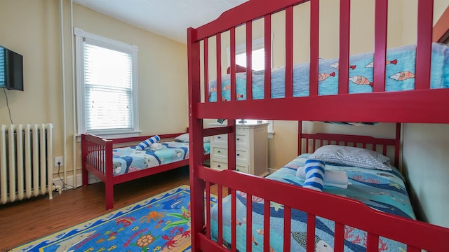 16 N Nashville Ave, Ventnor, NJ 08406 - bedroom with radiator and wood finished floors