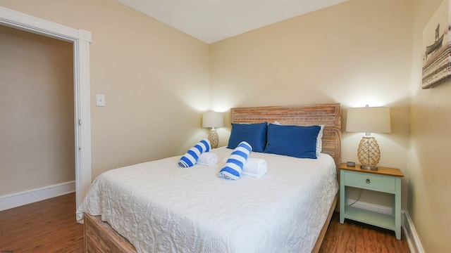16 N Nashville Ave, Ventnor, NJ 08406 - bedroom with wood finished floors and baseboards