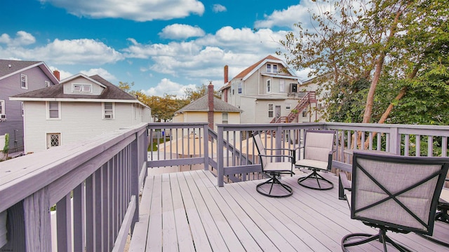 16 N Nashville Ave, Ventnor, NJ 08406 - wooden terrace featuring a residential view