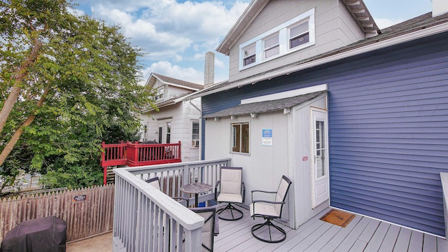 16 N Nashville Ave, Ventnor, NJ 08406 - wooden deck with area for grilling