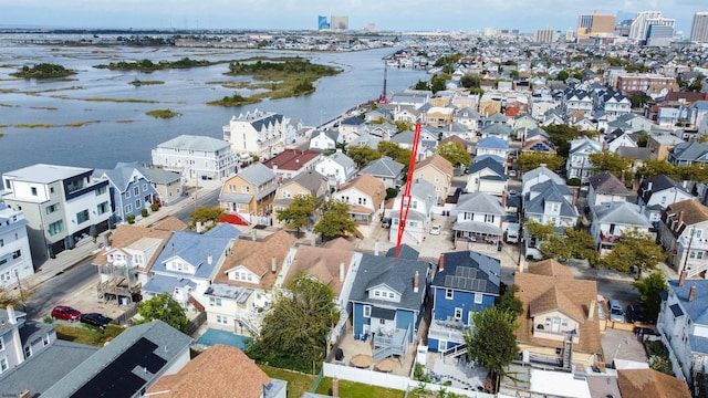 16 N Nashville Ave, Ventnor, NJ 08406 - aerial overview of property's location featuring a nearby body of water and nearby suburban area