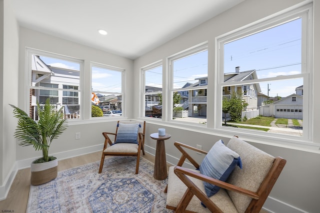 114 N Avolyn Ave, Ventnor, NJ 08406 - sitting room featuring wood finished floors and recessed lighting