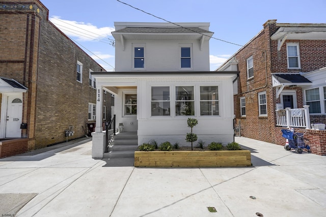 114 N Avolyn Ave, Ventnor, NJ 08406 - view of front of home with brick siding