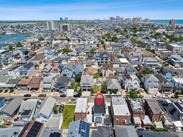 114 N Avolyn Ave, Ventnor, NJ 08406 - aerial view of property and surrounding area featuring a nearby body of water and nearby suburban area