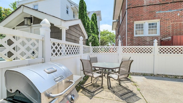 2 S Barclay Ave, Margate, NJ 08402 - view of patio / terrace featuring area for grilling and outdoor dining space