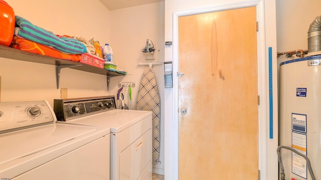 2 S Barclay Ave, Margate, NJ 08402 - laundry area with water heater and washer and clothes dryer