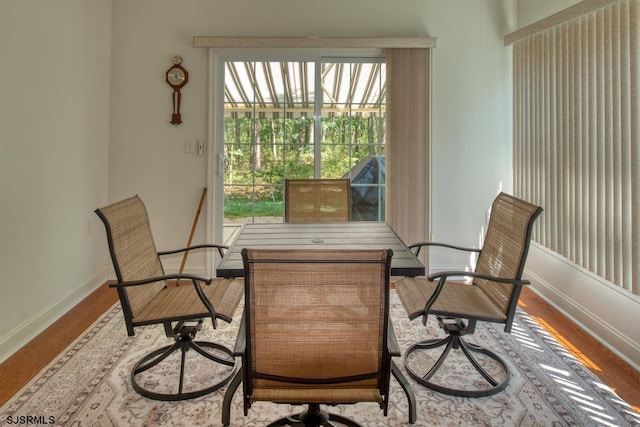 1 Poppy Rd, Egg Harbor Township, NJ 08234 - dining room with wood finished floors and baseboards