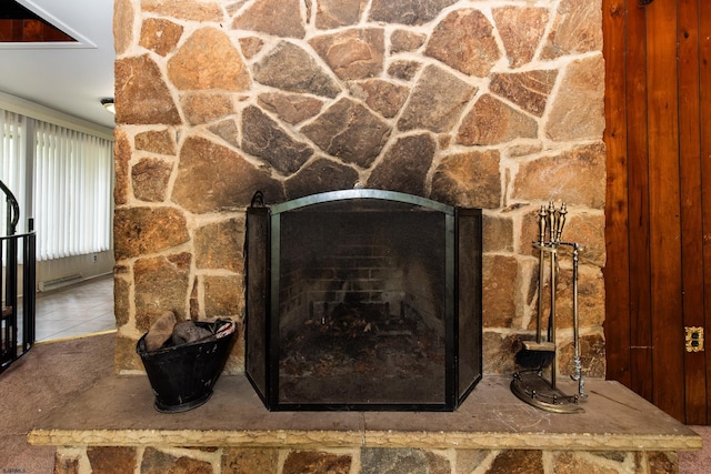 3821 Brookhaven Dr, Vineland, NJ 08361 - detailed view of a fireplace