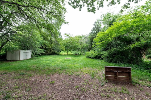 3821 Brookhaven Dr, Vineland, NJ 08361 - view of yard featuring a storage shed
