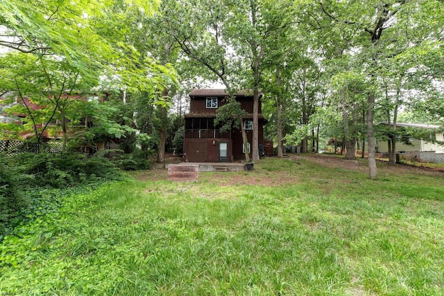 3821 Brookhaven Dr, Vineland, NJ 08361 - view of yard with a storage unit