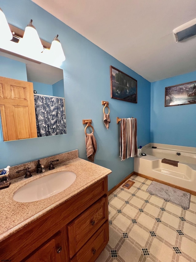 5323 S Carolina Ave, Mullica Township, NJ 08215 - bathroom with vanity and a bath
