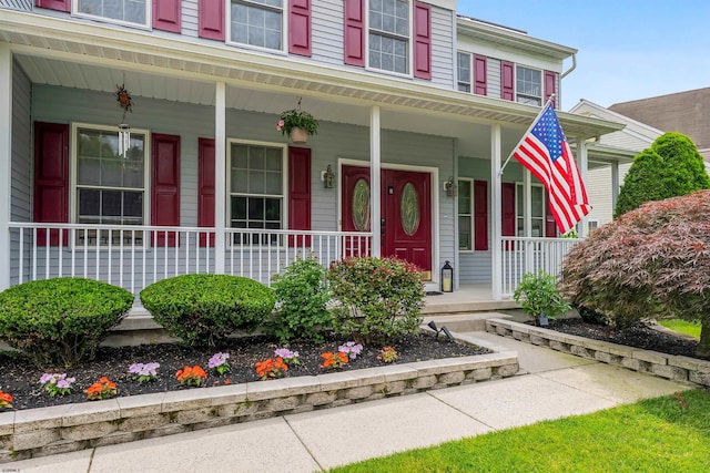 95 Knights Bridge Way, Mays Landing, NJ 08402 - view of front of house featuring covered porch