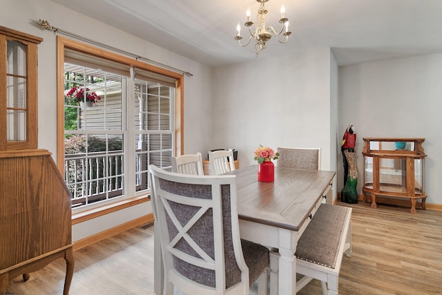 10 Hillside Ave, New Gretna, NJ 08087 - dining space featuring a chandelier and light wood-type flooring