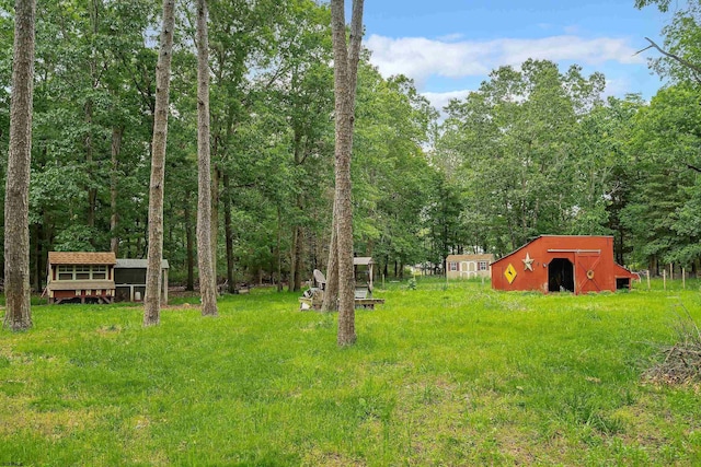 10 Hillside Ave, New Gretna, NJ 08087 - view of yard featuring an outdoor structure