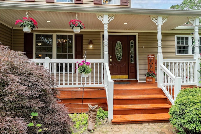 10 Hillside Ave, New Gretna, NJ 08087 - view of exterior entry featuring covered porch