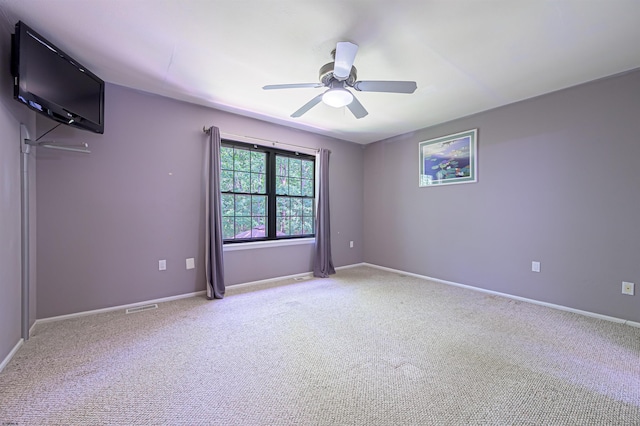 298 Mattix Run Unit 298, Galloway Township, NJ 08205 - empty room featuring light carpet and a ceiling fan