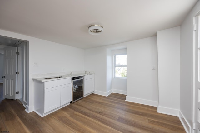 412 11th St Unit 2, Ocean City, NJ 08226 - indoor wet bar featuring wine cooler and dark wood-style flooring