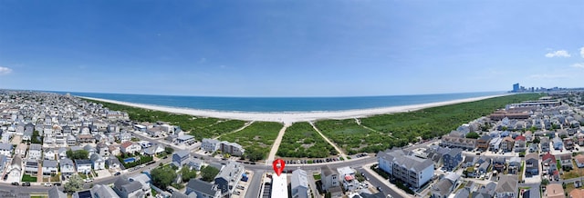 3801 Ocean Ave Unit 2, Brigantine, NJ 08203 - aerial view of property and surrounding area with expansive beach