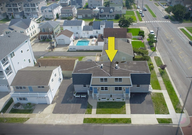 3400 W Brigantine Ave Unit 3, Brigantine, NJ 08203 - aerial perspective of suburban area featuring a pool area