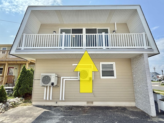 3400 W Brigantine Ave Unit 3, Brigantine, NJ 08203 - view of front of house featuring a balcony