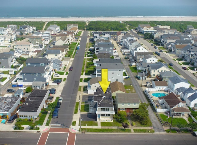 3400 W Brigantine Ave Unit 3, Brigantine, NJ 08203 - aerial perspective of suburban area with waterfront with a beach