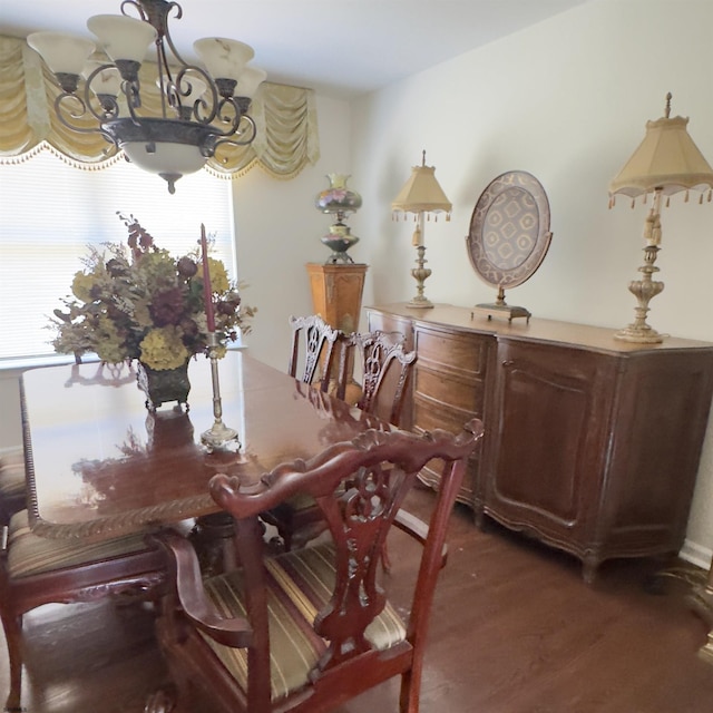 2453 Lahn Ln, Mays Landing, NJ 08330 - dining room featuring a chandelier and wood finished floors